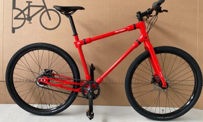 REF Essential 7 Vitesses - Courroie - Rouge - Moyeu Shimano Nexus 7 vitesses