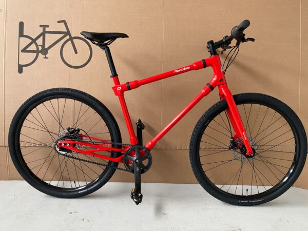 REF Essential 7 Vitesses - Courroie - Rouge - Moyeu Shimano Nexus 7 vitesses